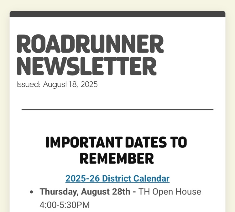 RR Newsletter