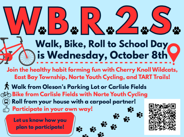 Walk, Bike, Ride to School October 8