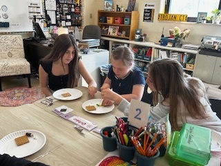 students helping each other
