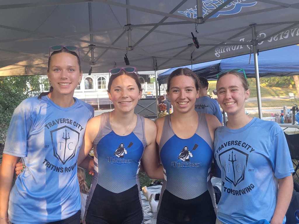 Students standing outside