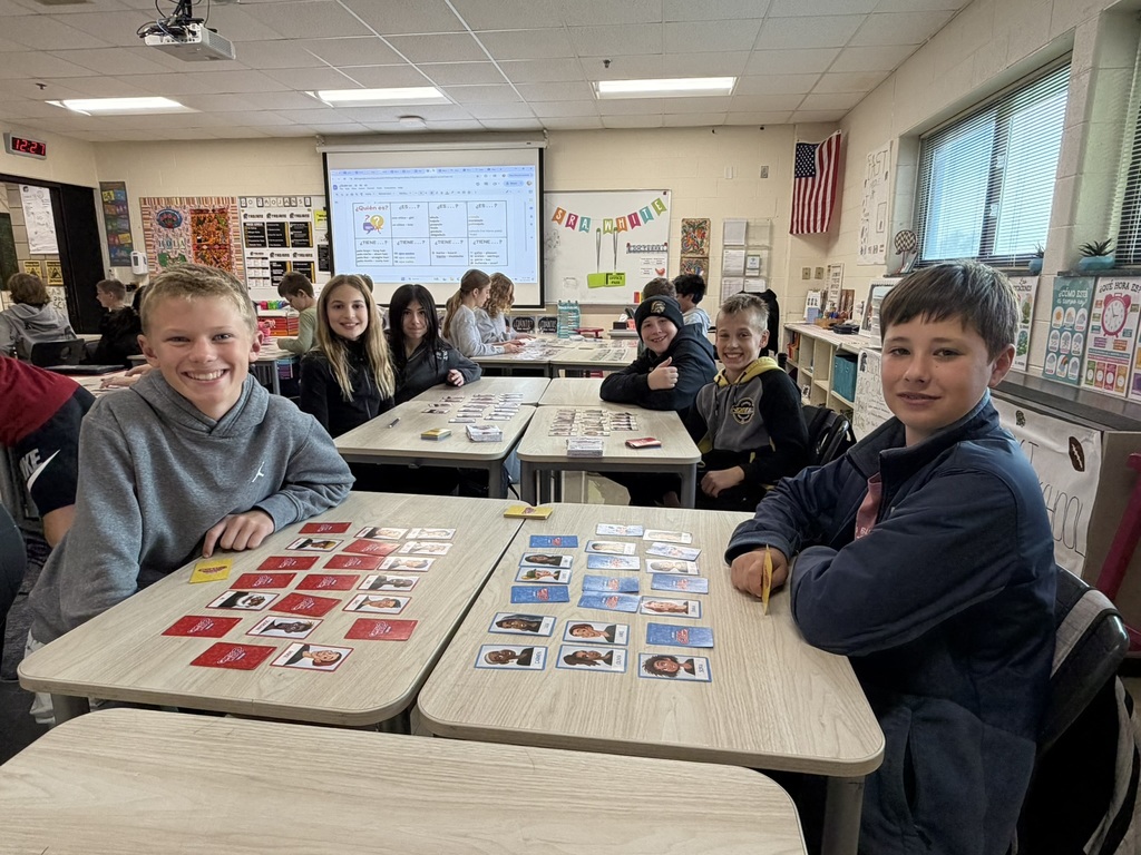 students playing guess who