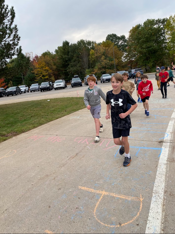 Move- A -Thon. Children Running.