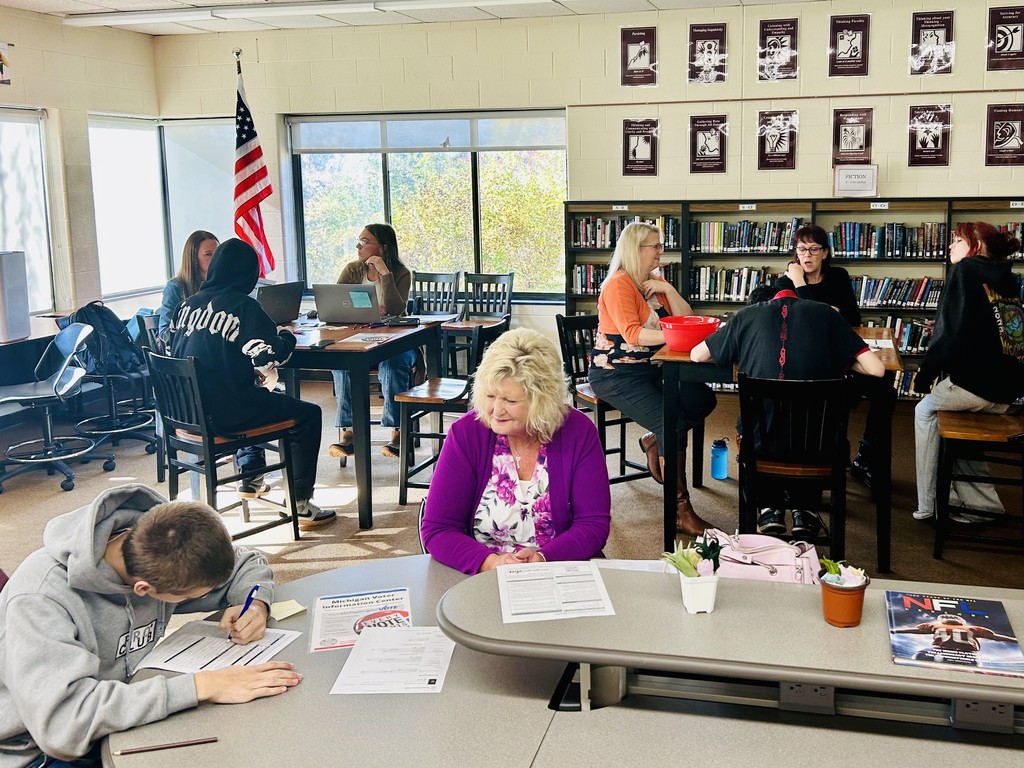 Community supports Mavericks registering to vote.