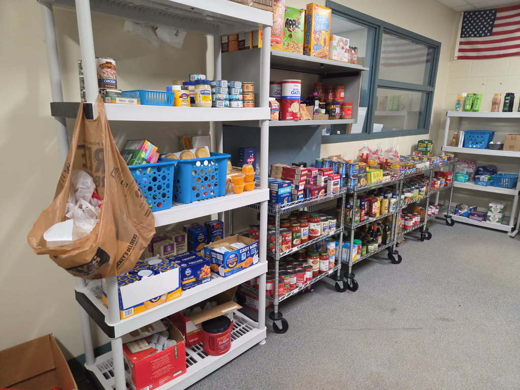 Picture of food items that have been donated.