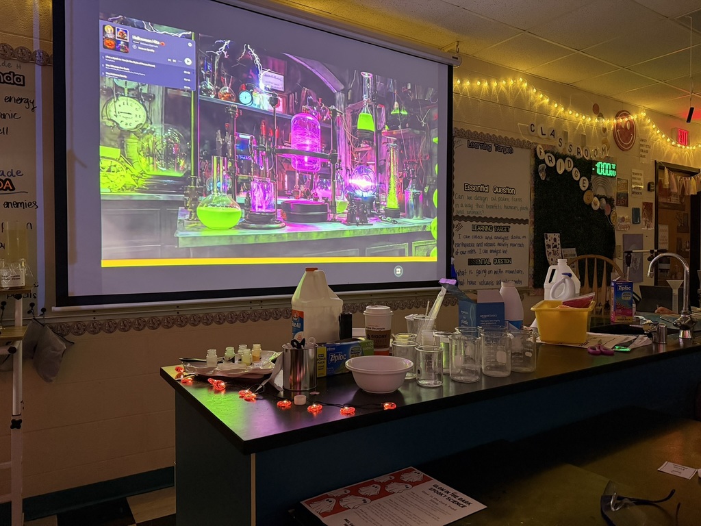 Spooky science room