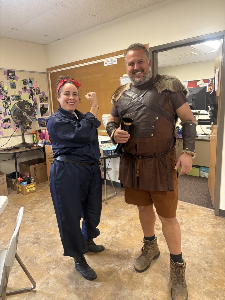 TCAPS Bus Drivers dress in costume for Halloween