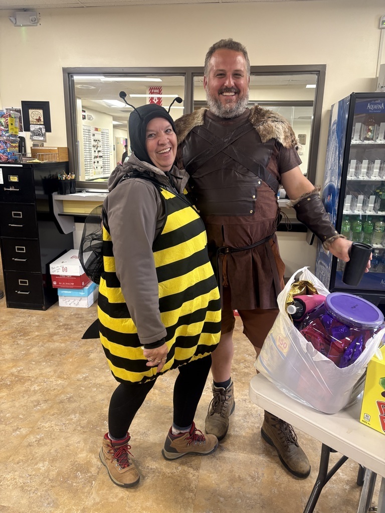 TCAPS Bus Drivers dress in costume for Halloween