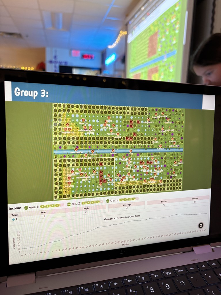 sustainable farms design on computer