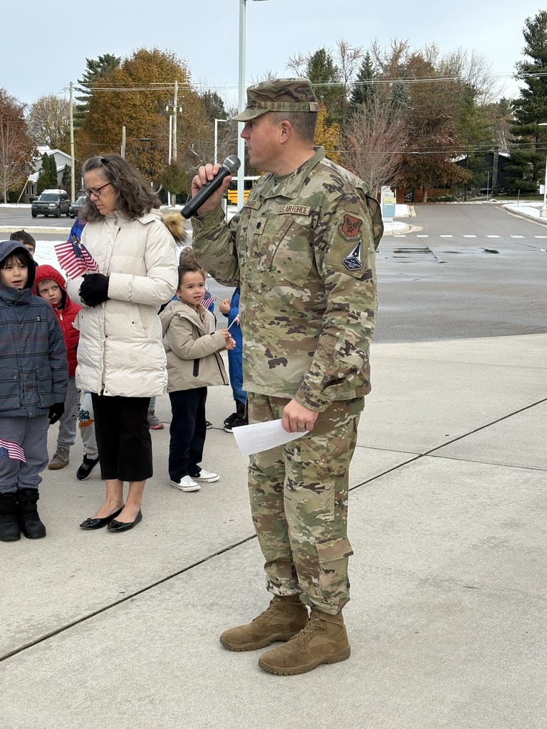 Mr. Traeger talking about the ideals veterans model for our community