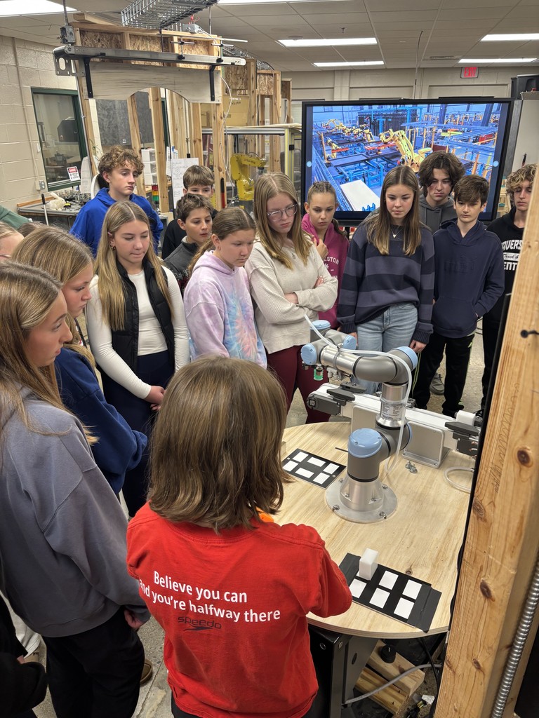 8th grade students at career tech