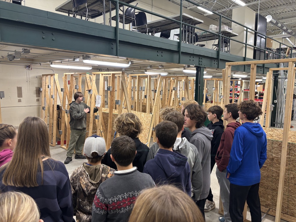 8th grade students at career tech