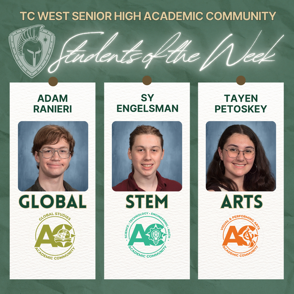 Congrats to our November 14th Titans of the week within each of our Academic Communities! THE ARTS | STEM | GLOBAL https://www.tcaps.net/page/academic-communities