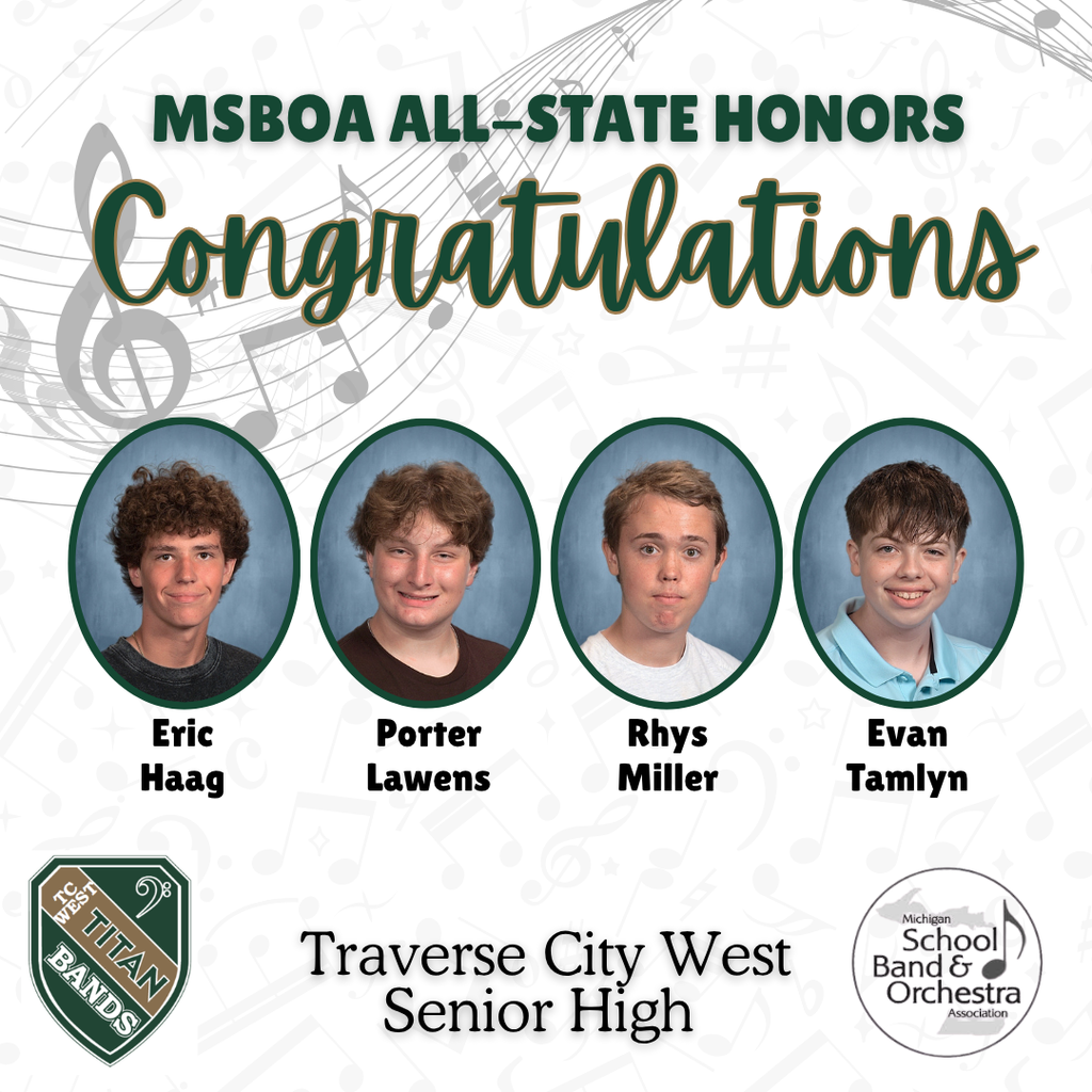 Graphic with pictures of the four students.