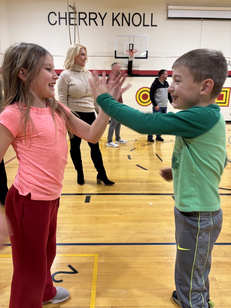 A boy and girl dancing