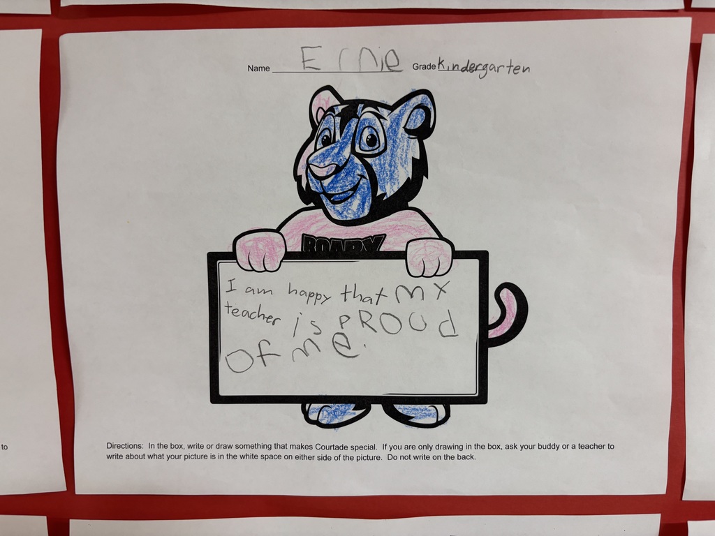 I am happy that my teacher is proud of me.