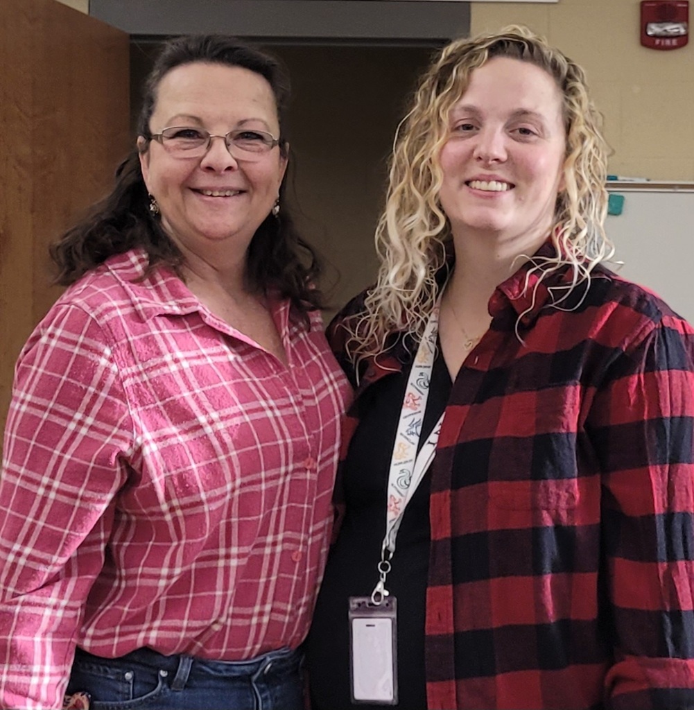 Students and Staff in Flannel Shirts