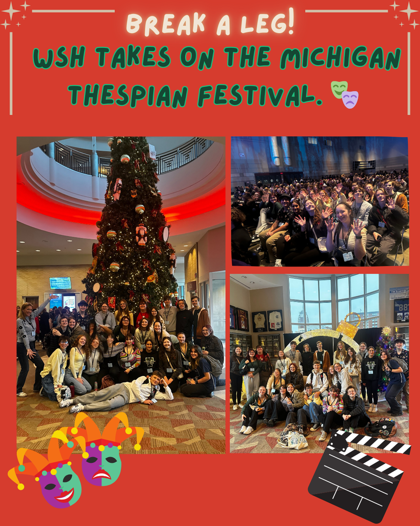 Photos of students at the thespian festival.
