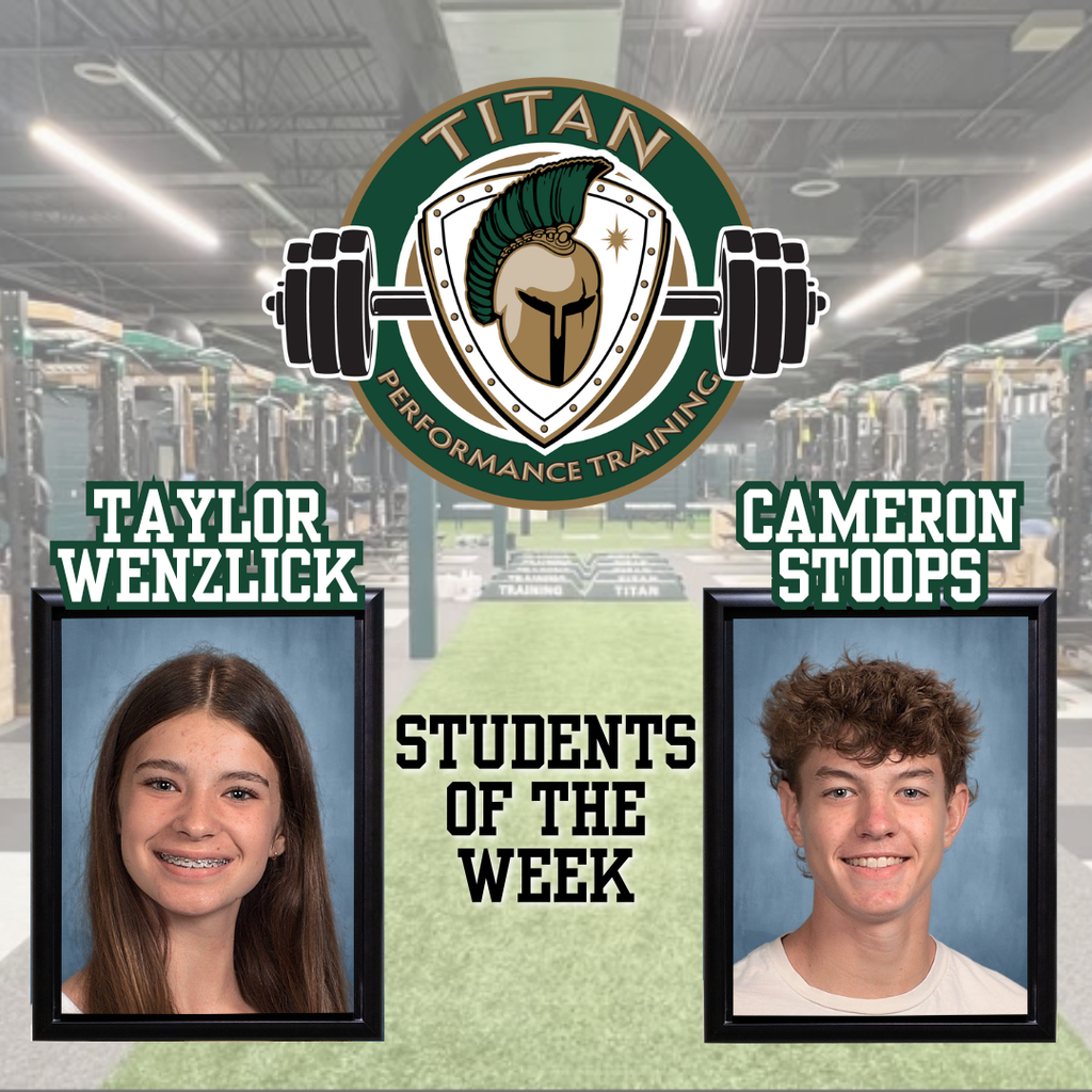 Congrats to our Titan Performance Training students of the week! 