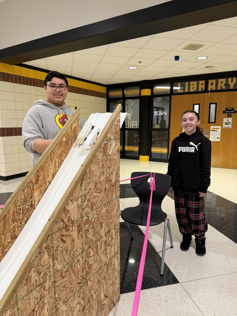 Science students at Forces in Motion Derby.