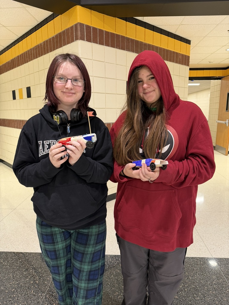 Science students at Forces in Motion Derby.