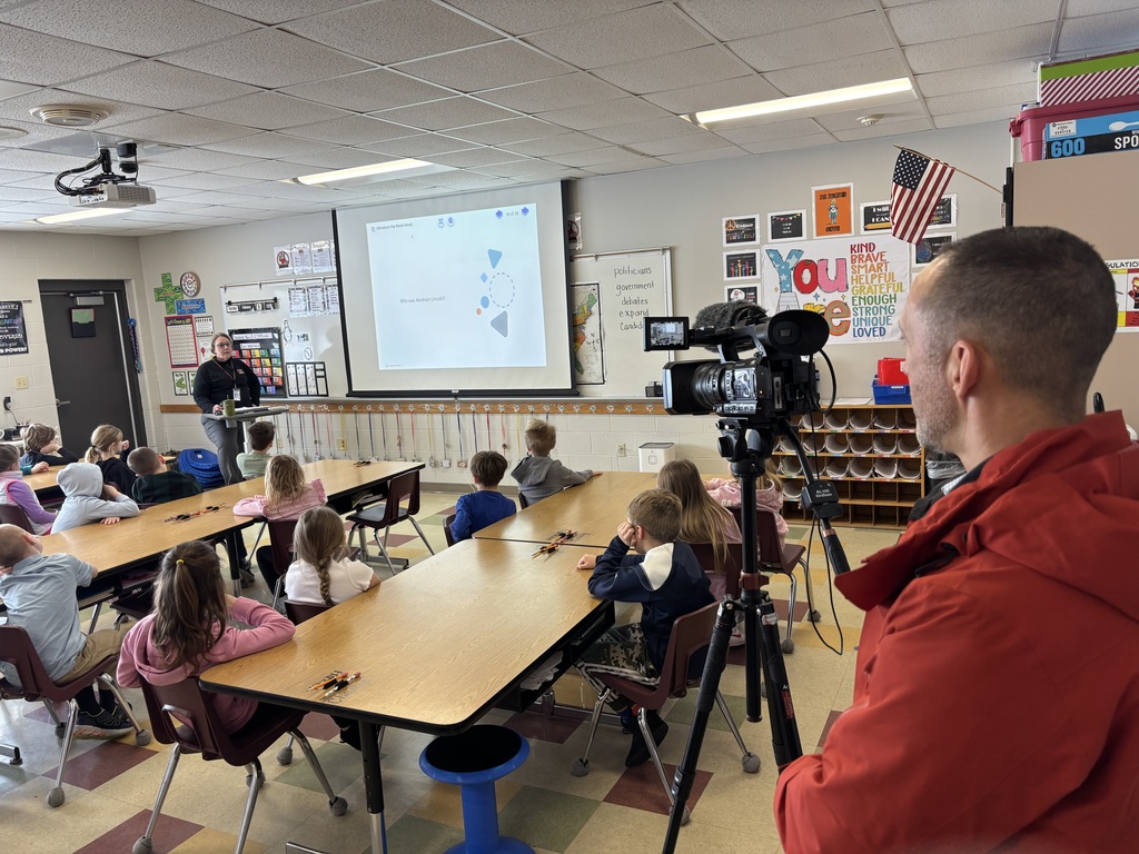 Mrs. Helman teaching.