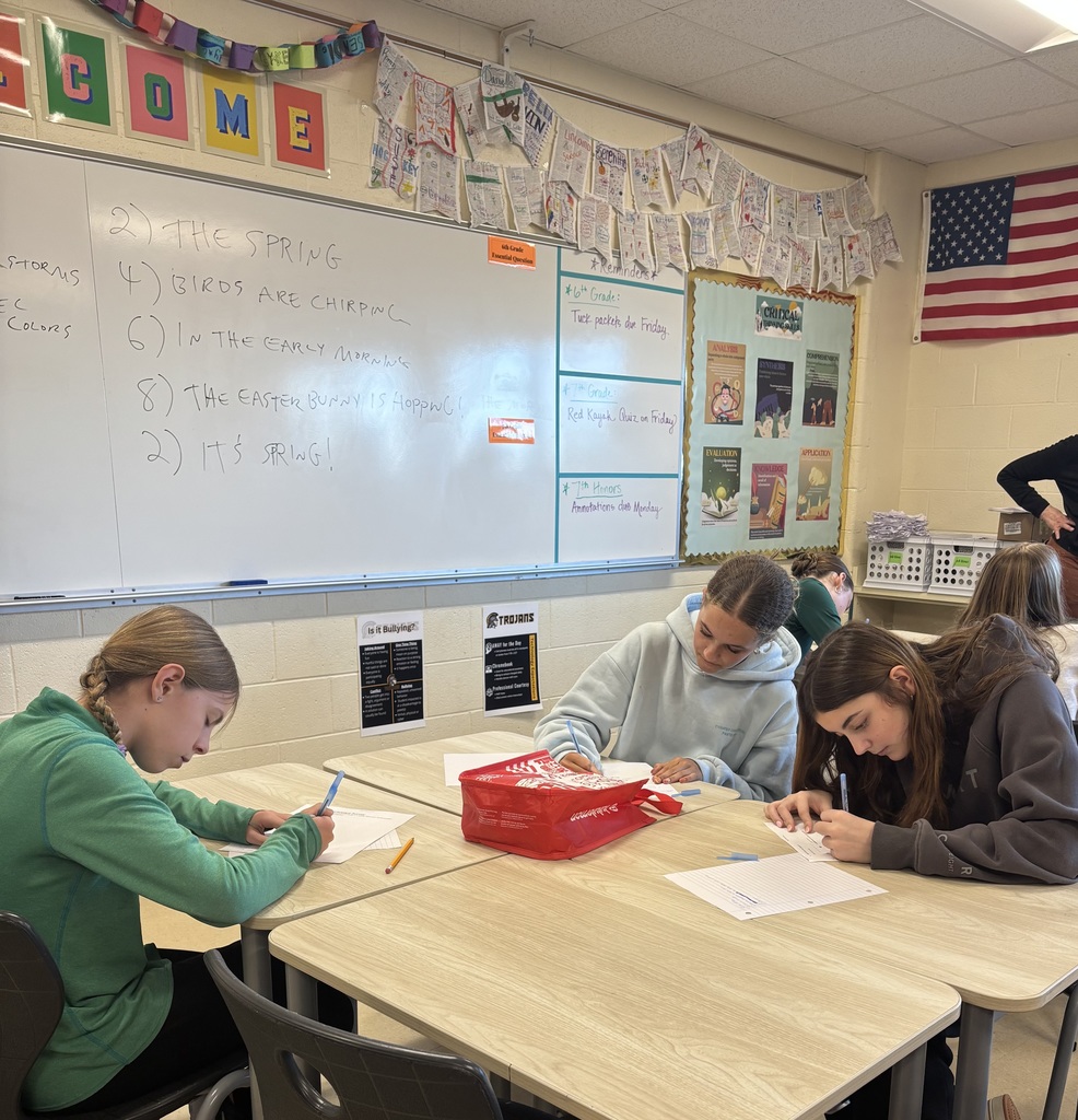  7th grade ELA students worked with award-winning poets 