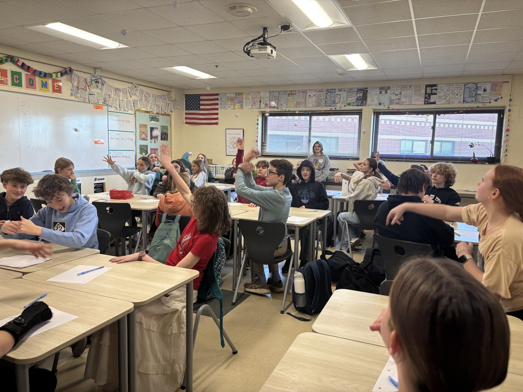  7th grade ELA students worked with award-winning poets 