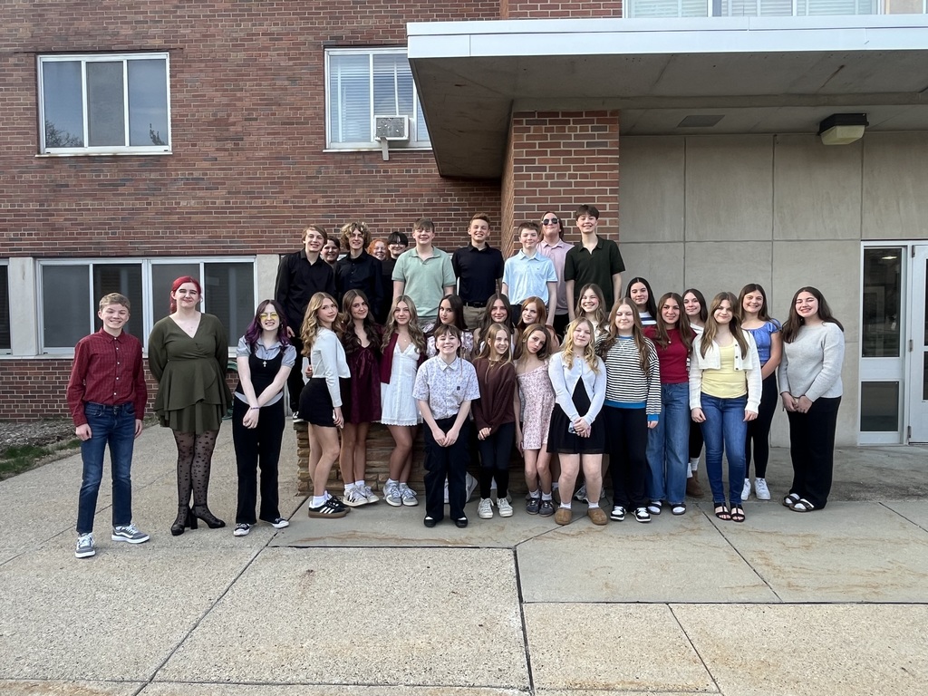 EMS Chamber Choir on their field trip.