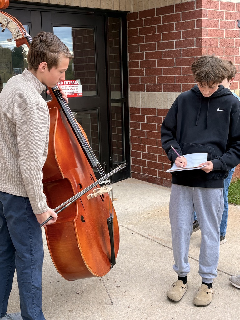 Science student's play instruments to investigate how instruments look, sound, and feel when they make sound.