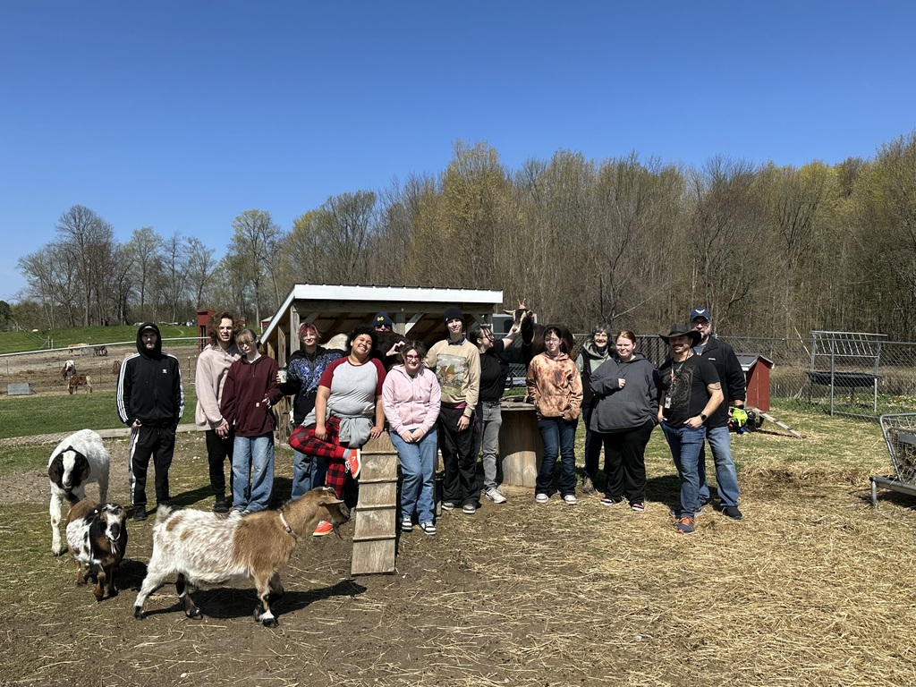 TCHS students and staff group photo at Reining Liberty Ranch