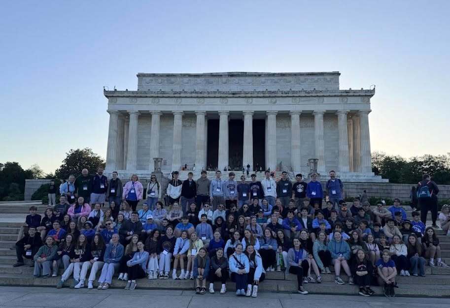 Image of West Middle School students in Washington DC