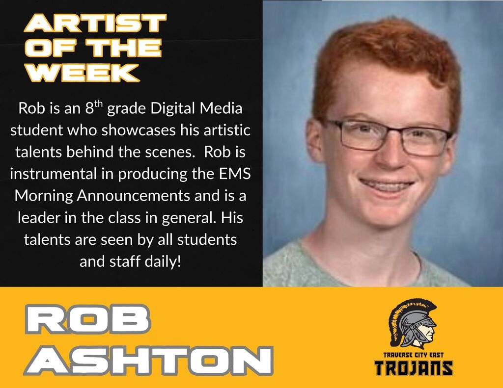 Spotlight on a student for their work in digital media arts