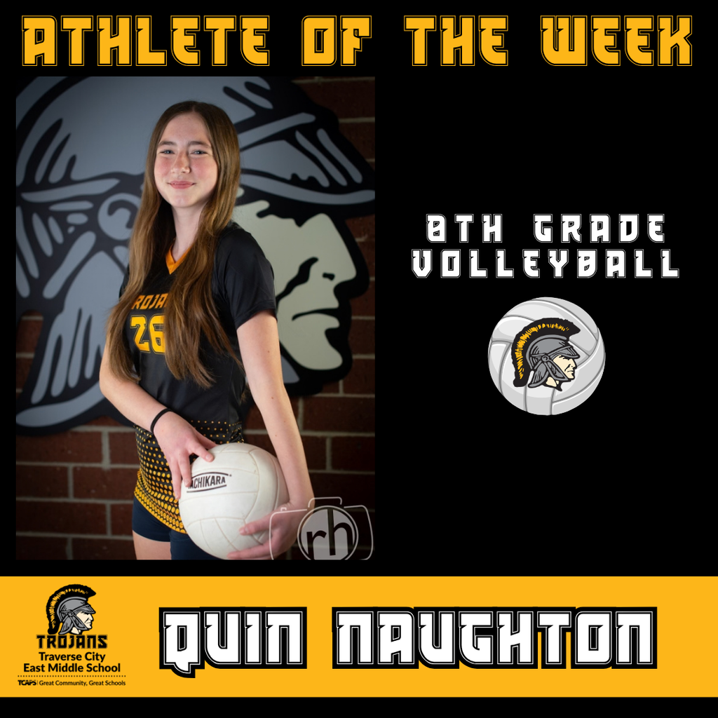 Quin Naughton is named Athlete of the Week for Trojan Volleyball.