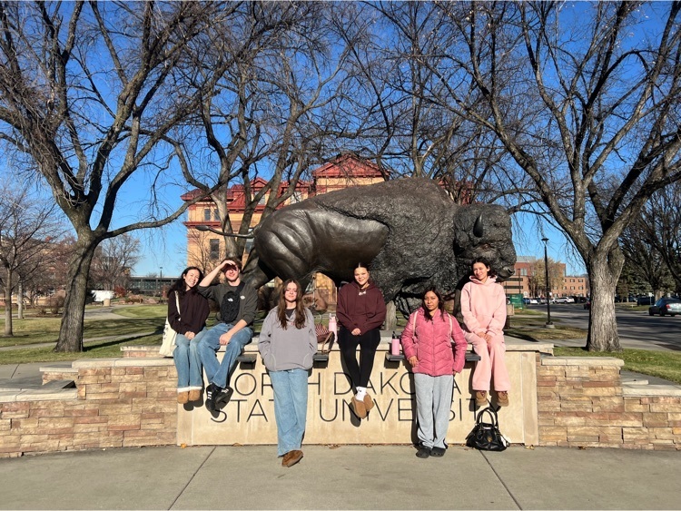 Had to get a photo in front of the bison!