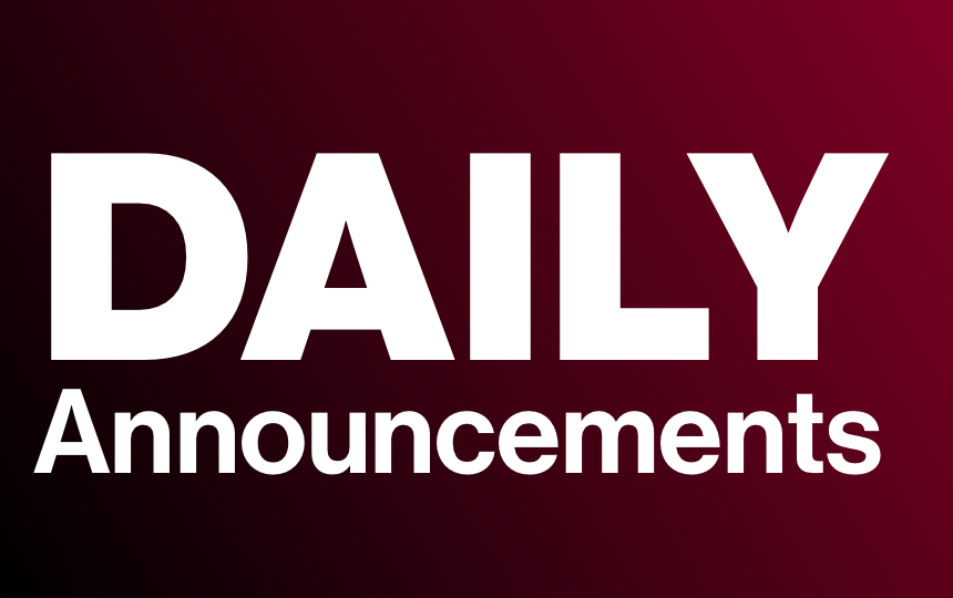Daily Announcements