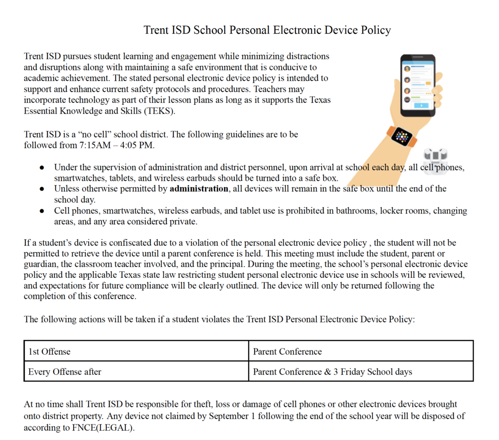 Personal Electronic Device Policy _revised0718