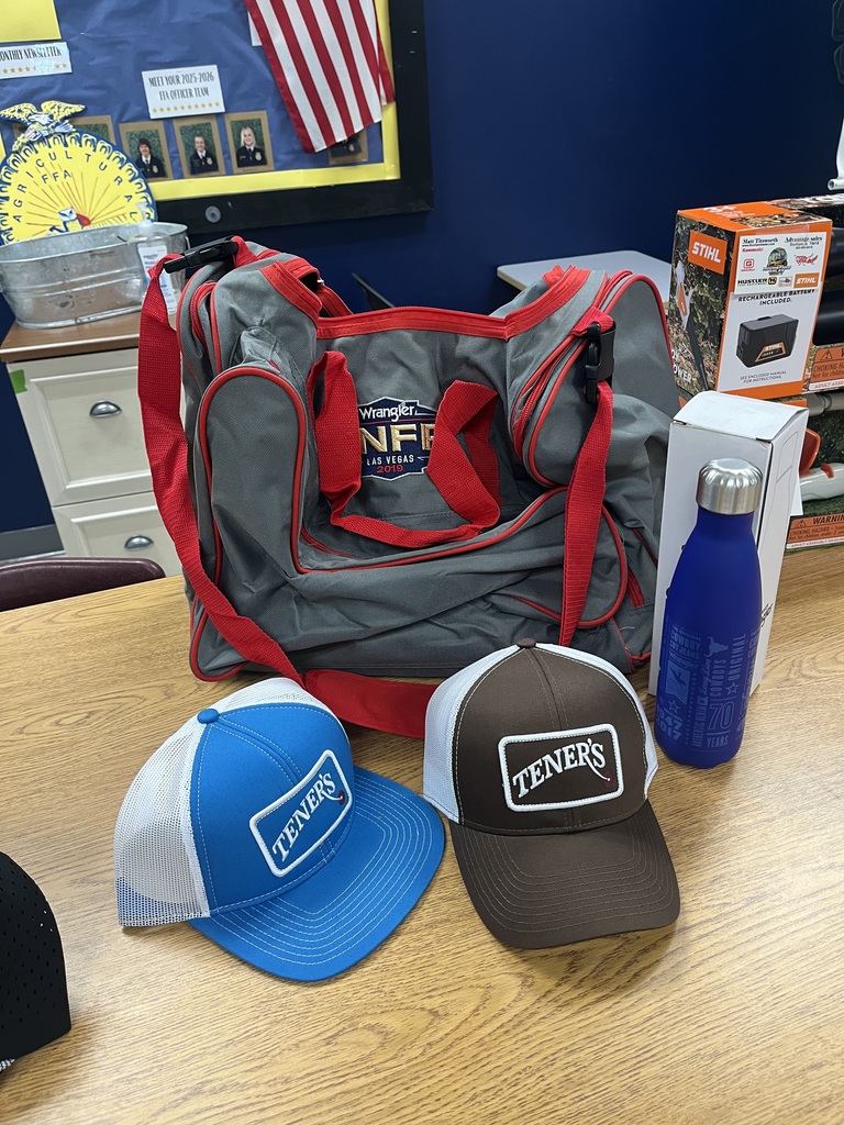 NFR duffle bag & Tener's Hats