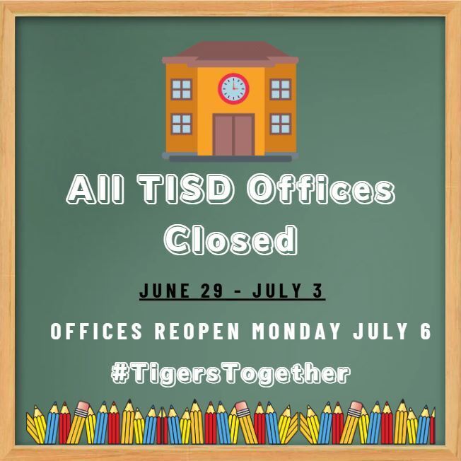 District Closed - July
