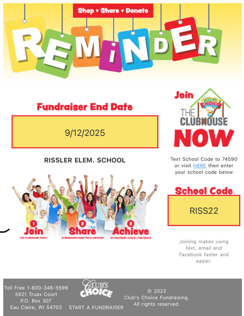 Rissler Elementary Fundraisers