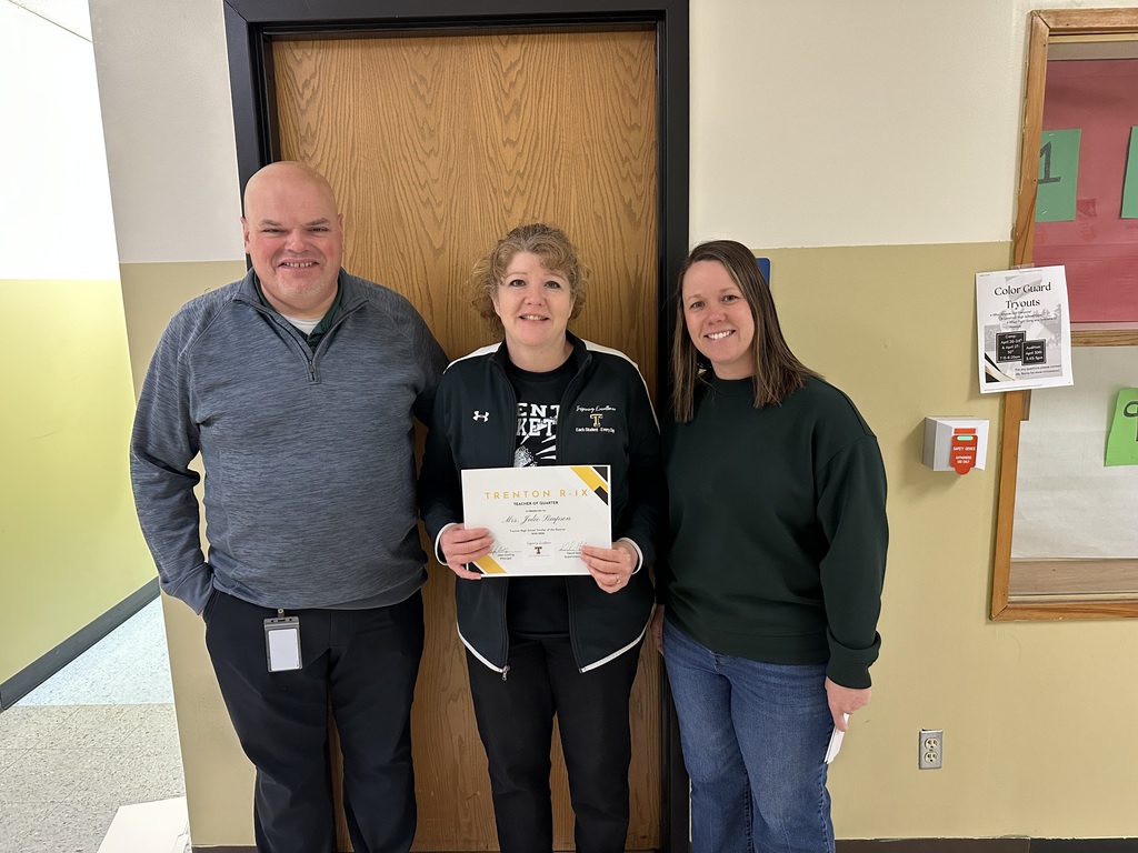 Teacher of the Quarter Mrs. Simpson 