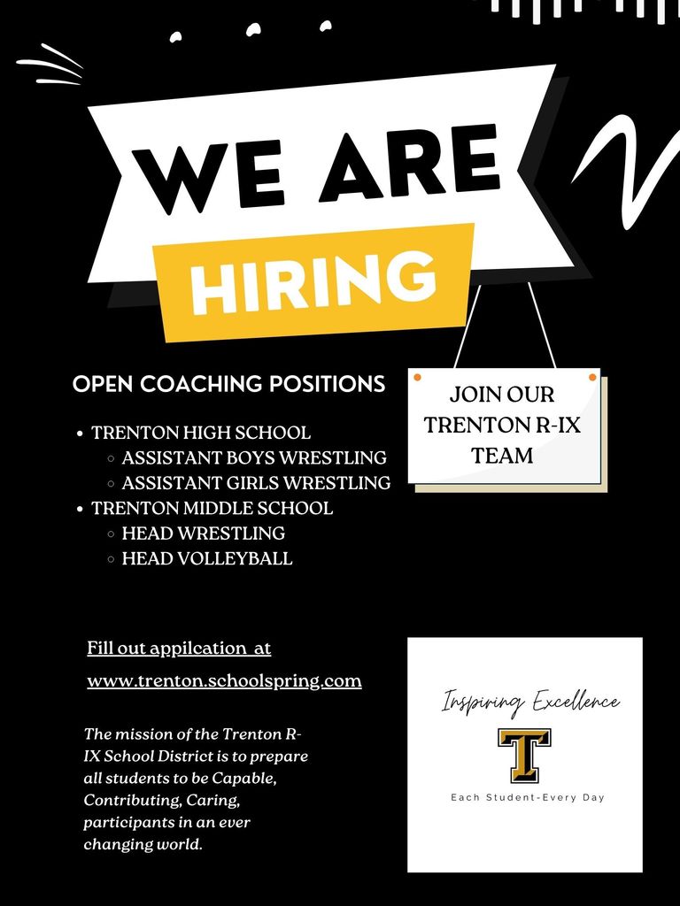 Coaching Openings 2026-2027