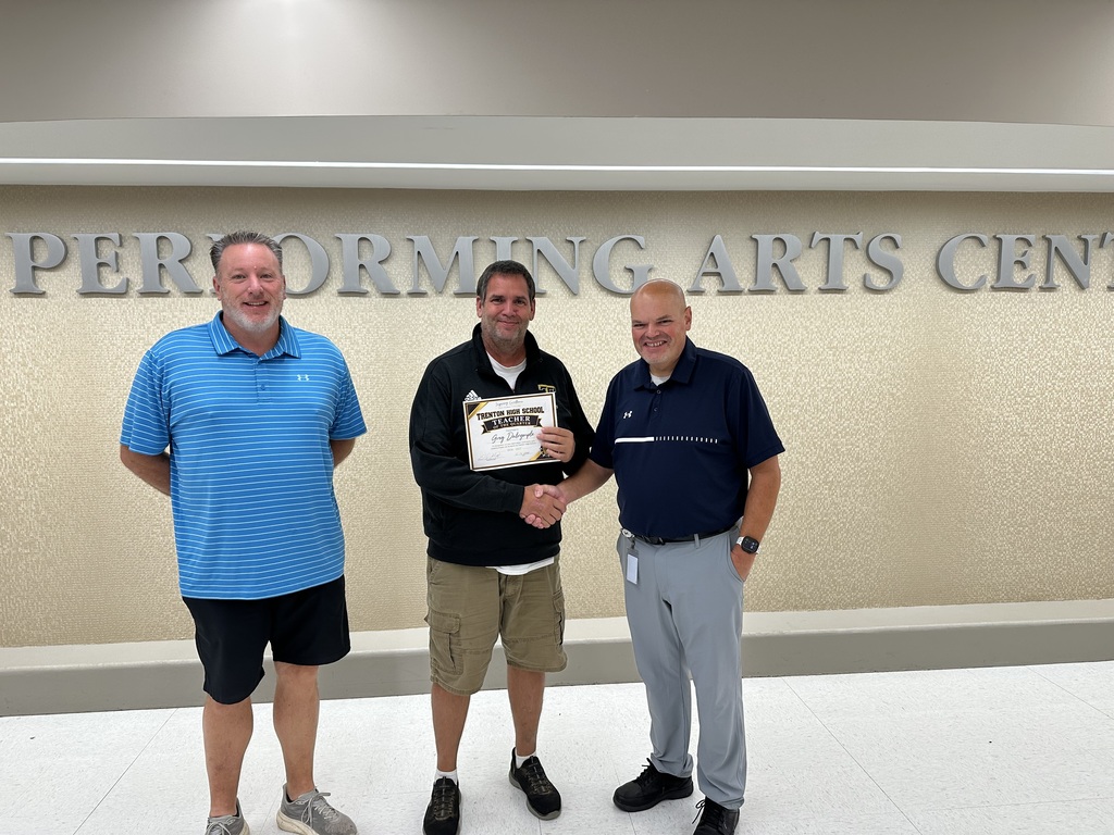 Greg Dalrymple THS Teacher of the Quarter