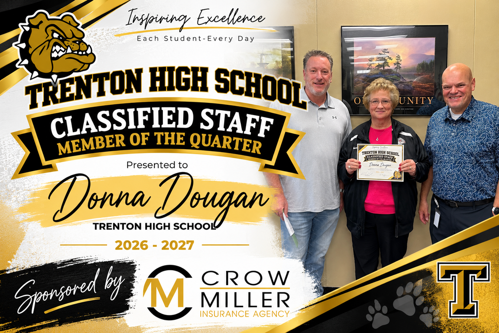 Donna Dougan THS Classified Staff Member of the Quarter