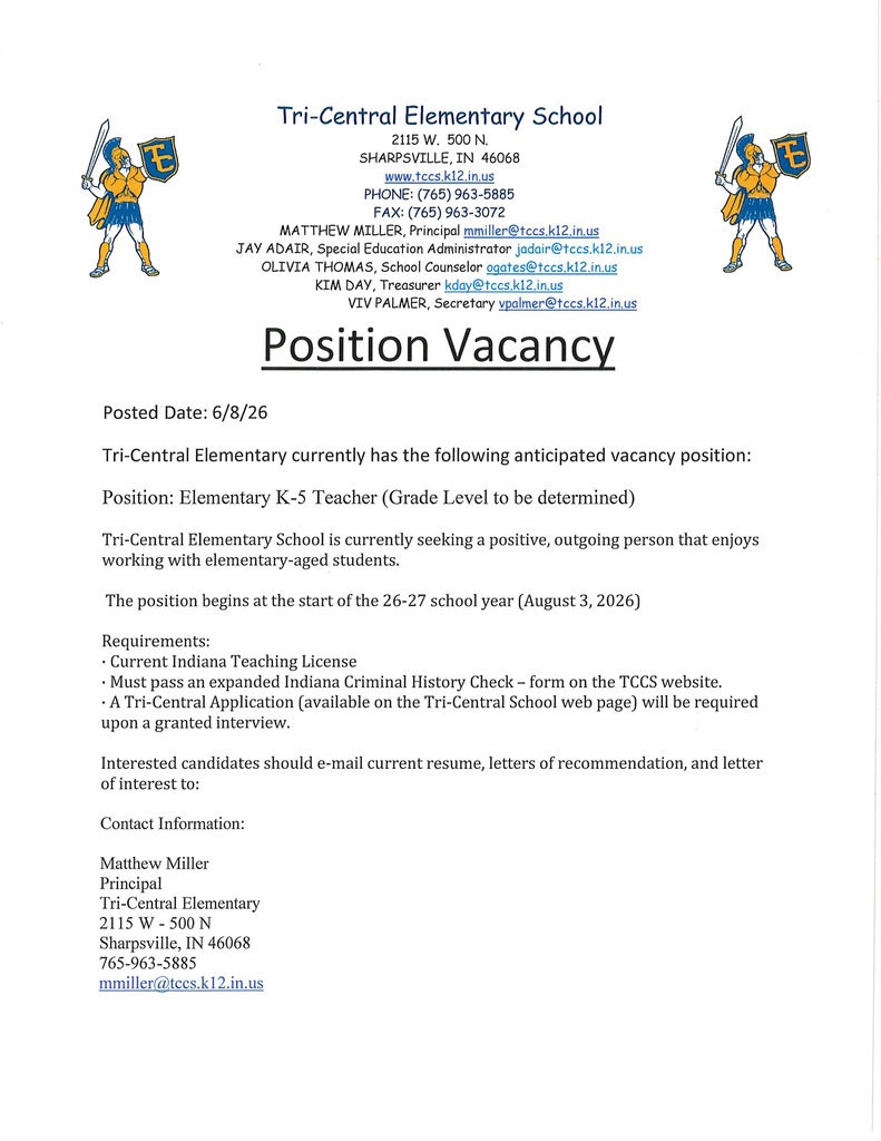 Teacher Vacancy