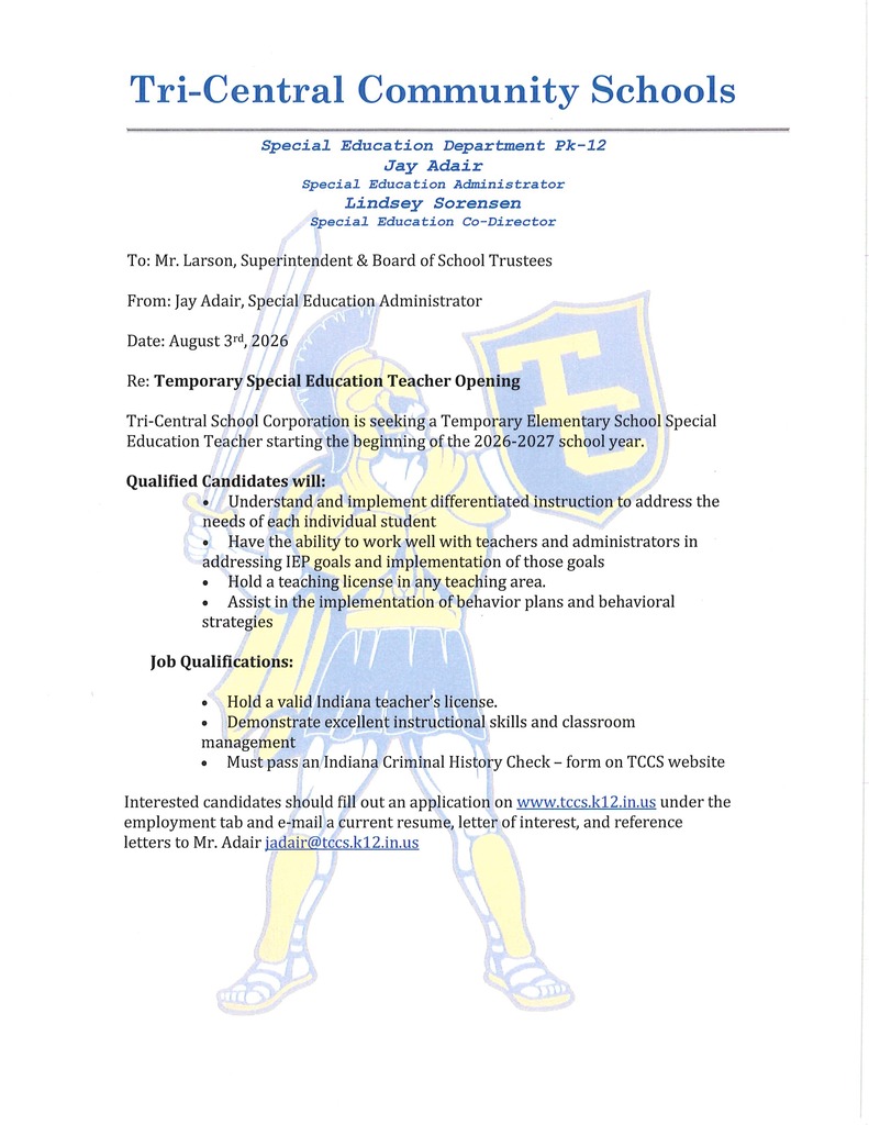 Job Posting