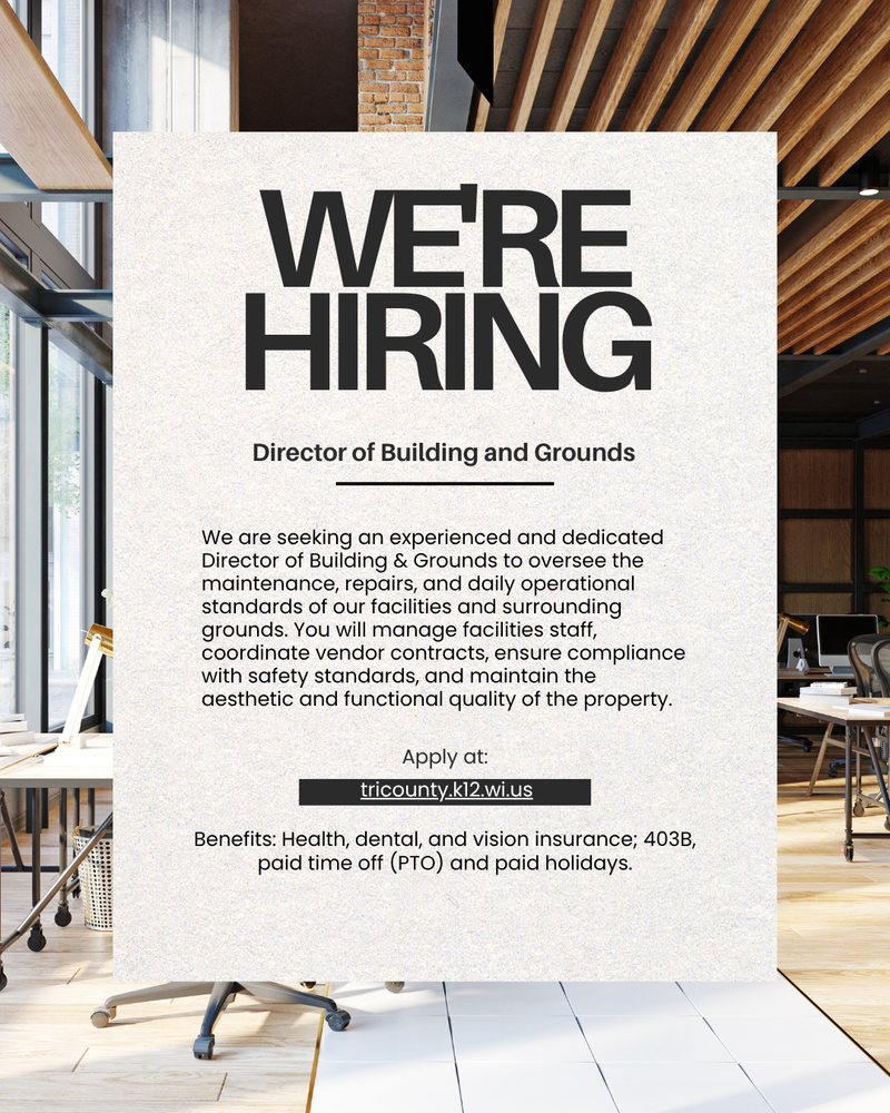 Hiring Director of Buildings and Grounds