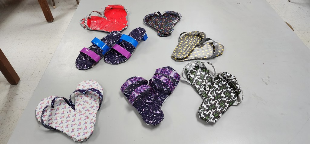 duct tape shoes