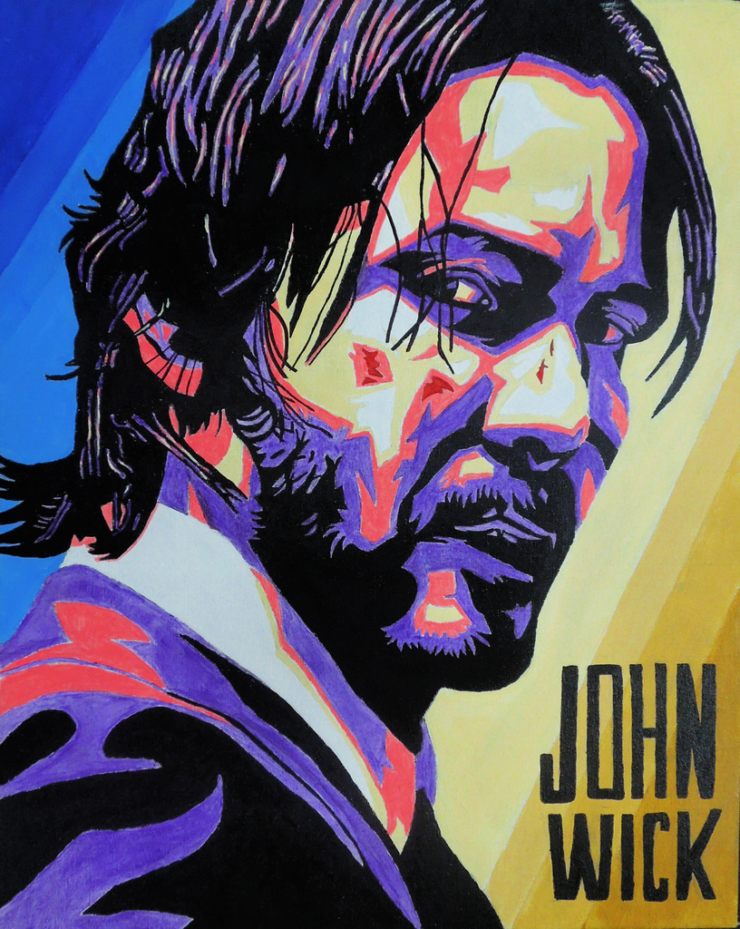 John Wick Painting