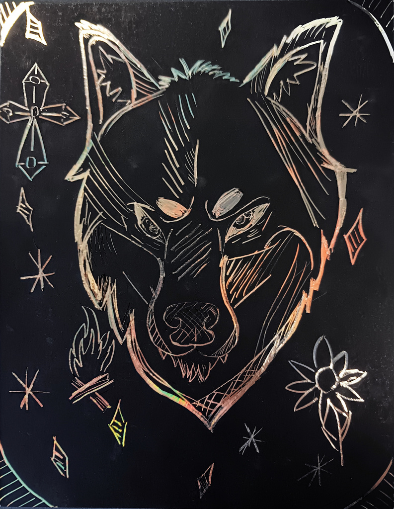 Makenna scratch art
