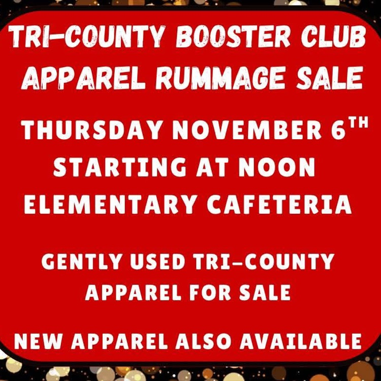 TC Booster Club Rummage Sale